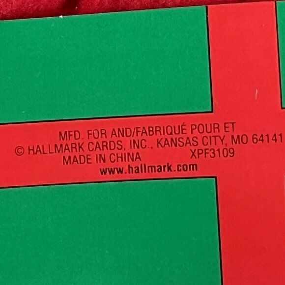 Hallmark Chris The Elf #25 Bear Plush Stuffed Animal Teddy 12" Christmas Tags - Picture 14 of 15